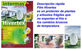 Pluvia Manto Protección Invernal Films Incoloro 4,00x6 m