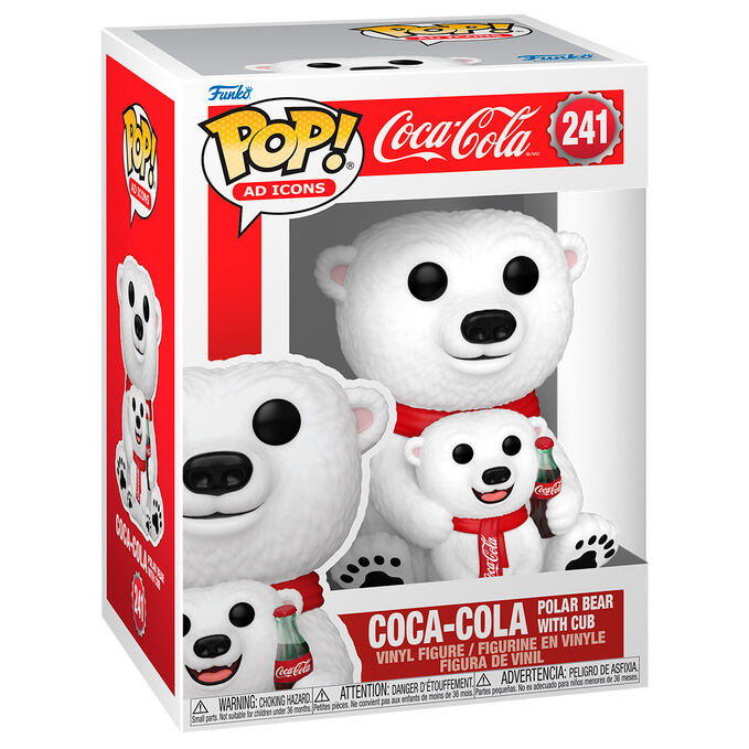 FUNKO Figura POP Coca-Cola Polar Bear with Cub FUNKO Figura POP Coca-Cola Polar Bear with Cub