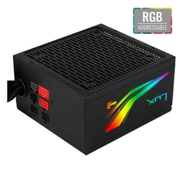 Aerocool LUX RGB 550W Fuente de Alimentación Semimodular 80 Plus Bronze Negro Aerocool LUX RGB 550W Fuente de Alimentación Semimodular 80 Plus Bronze Negro