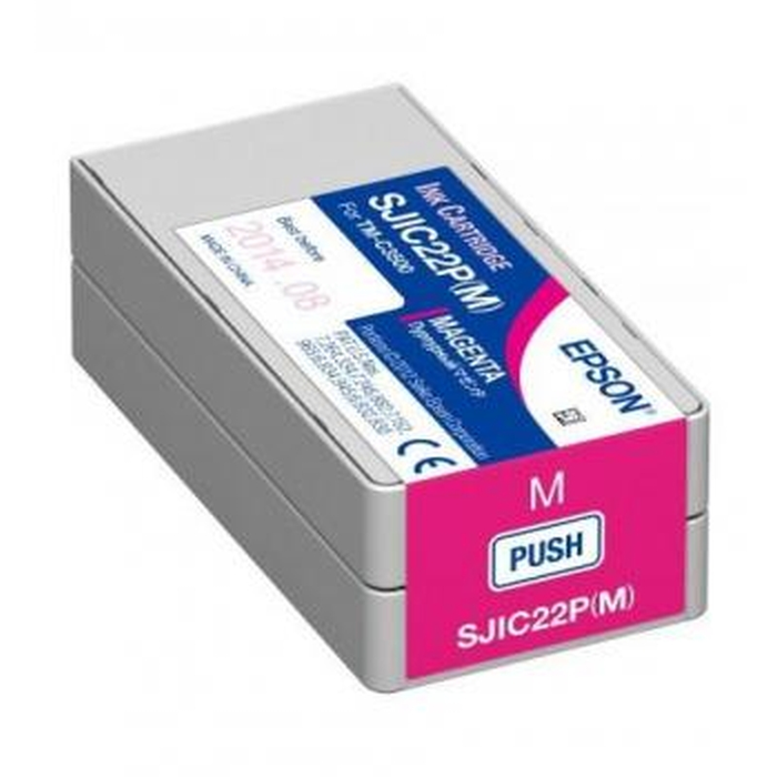 Epson Cartucho de Tinta SJIC22P(M) Magenta para ColorWorks C3500 Epson Cartucho de Tinta SJIC22P(M) Magenta para ColorWorks C3500