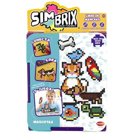 Bizak Simbrix 64008004 Pack Inicio, Juego de Manualidades con más de 1000 Bricks y Plantillas para Crear Figuras 2D, Recomendado para Mayores de 5 Años