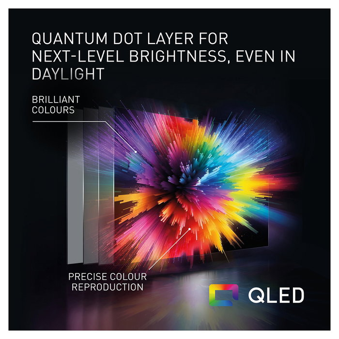 Panasonic TV-55W85BEZ Smart TV 139 cm (55") 4K Ultra HD QLED 120Hz Fire OS Dolby Vision HDR10+ HDMI 2.1 Bluetooth Negro