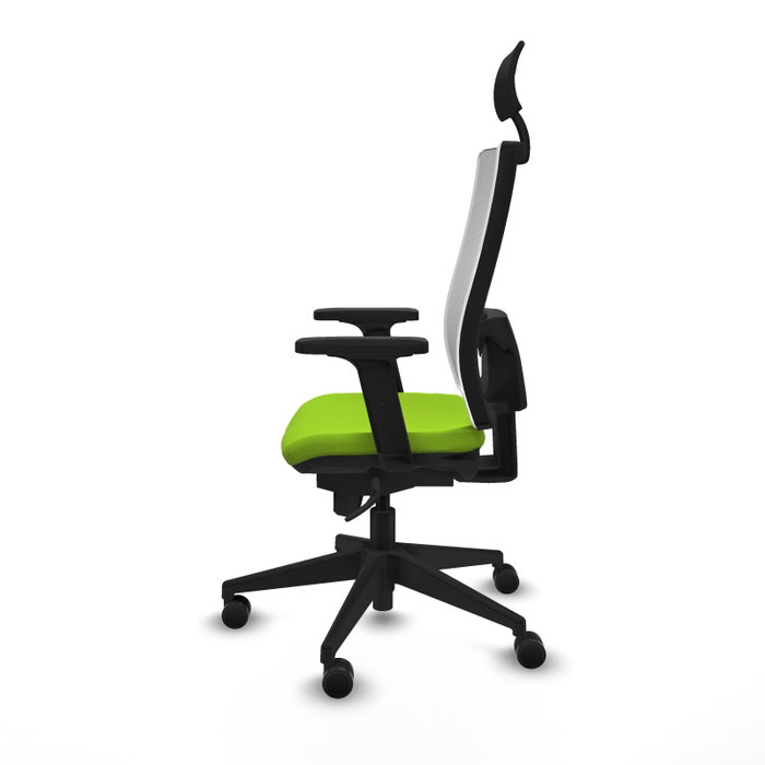 PIQUERAS Y CRESPO Silla de oficina Horna con mecanismo Sincro, Pistacho y Blanco PIQUERAS Y CRESPO Silla de oficina Horna con mecanismo Sincro, Pistacho y Blanco