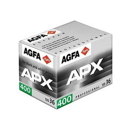 AgfaPhoto APX Pan 400 135/36 - Carrete de película fotográfica en blanco y negro, 400 ISO, 36 exposiciones