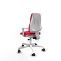 PIQUERAS Y CRESPO Silla de oficina Elche con mecanismo Asincro, Rojo