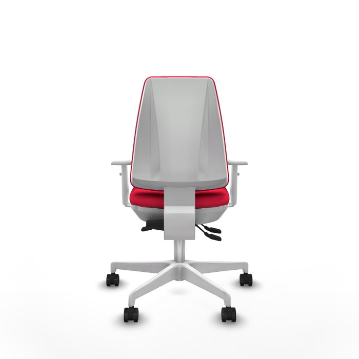 PIQUERAS Y CRESPO Silla de oficina Elche con mecanismo Asincro, Rojo