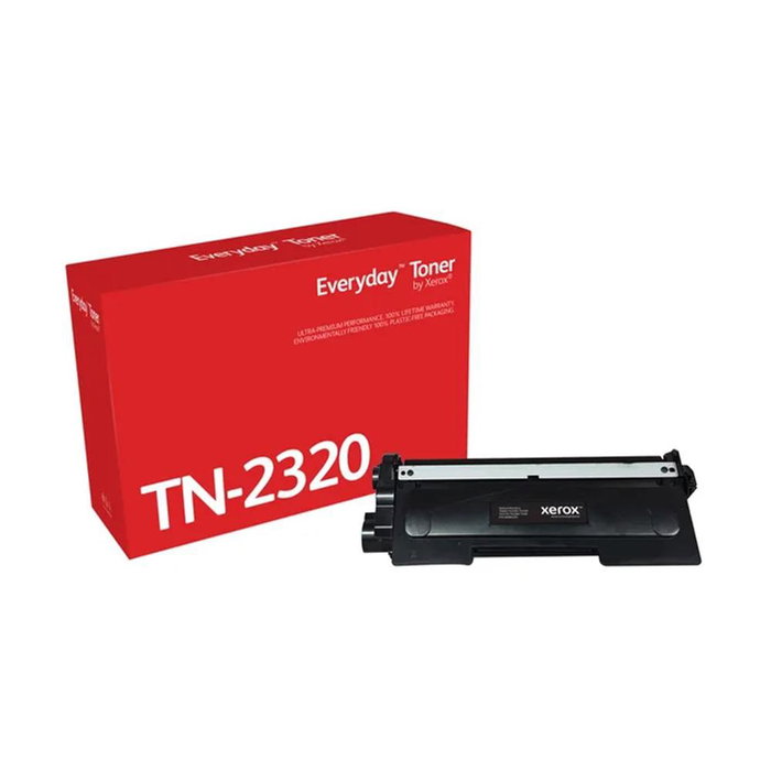 Brother TN2320 - Cartucho de Tóner Compatible Negro para Impresoras Brother HL-L2300D y Series Equivalentes - Gama Xerox Everyday - 006R04205 Brother TN2320 - Cartucho de Tóner Compatible Negro para Impresoras Brother HL-L2300D y Series Equivalentes - Gama Xerox Everyday - 006R04205