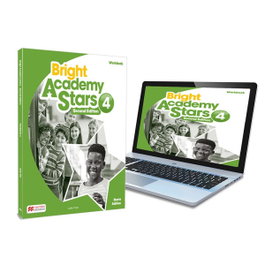 MACMILLAN Bright Academy Stars 4 Activity Book: cuaderno de actividades impreso con acceso a la versión digital