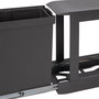 Emuca Contenedor de reciclaje de 30L, extracción automática, Gris antracita