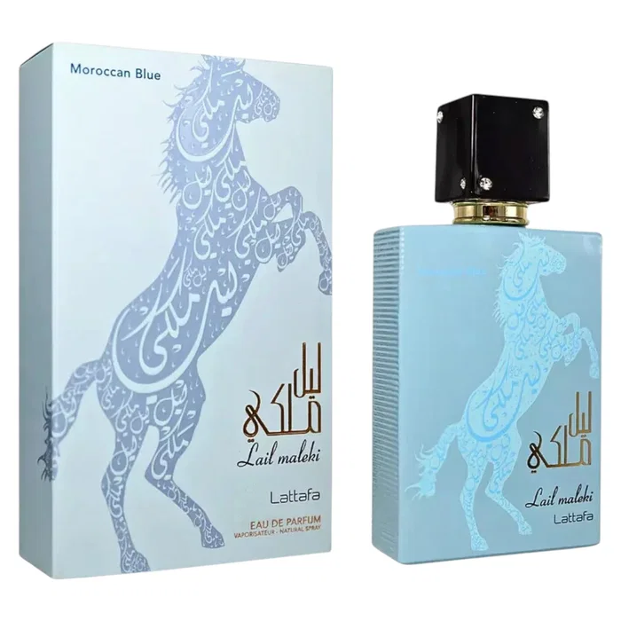 Lattafa Perfumes Lail Maleki Moroccan Blue Eau de Parfum 100ml Spray