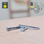 Rapid Taco de expansión metálico ø11 x 80 con tornillo m5 x 89, blíster 10 uds