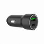 Gembird Cargador de Coche 2 Puertos USB con Carga Rápida PD 20 W Negro, TA-UC-A2PDQC20-CAR-01