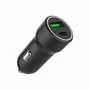Gembird TA-UC-A2PDQC20-CAR-01 Cargador Coche Rápido 20W, 2 Puertos USB (Tipo C PD y Tipo A QC 3.0), Negro, Universal, Protección Sobrecorriente