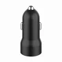 Gembird TA-UC-A2PDQC20-CAR-01 Cargador Coche Rápido 20W, 2 Puertos USB (Tipo C PD y Tipo A QC 3.0), Negro, Universal, Protección Sobrecorriente