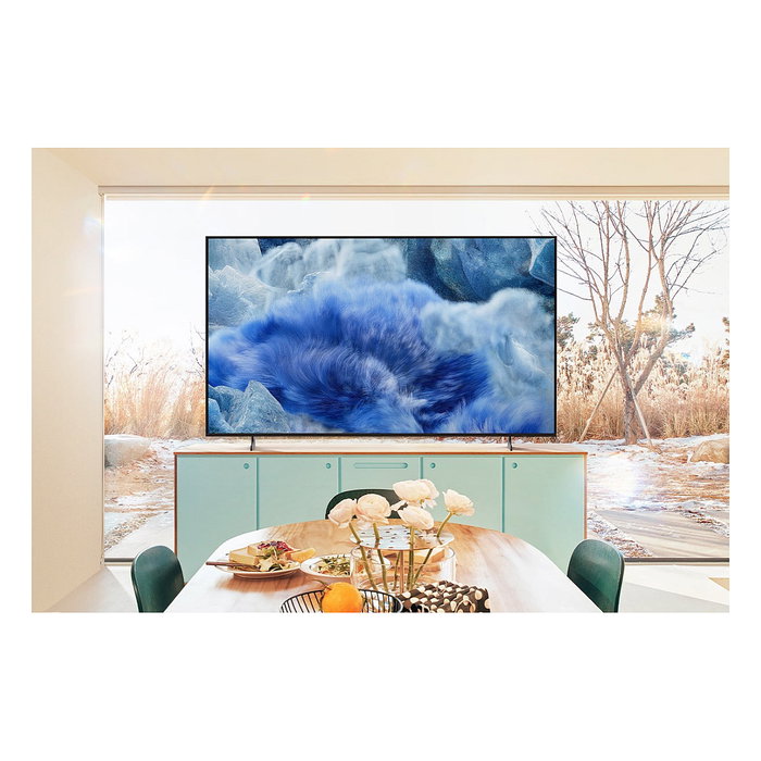 Samsung GQ85Q8FAAUXZG QLED 4K Ultra HD Smart TV, 85 Pulgadas / 215 cm, 3840x2160, 50Hz, HDR10+ Adaptive, Tizen, 3x HDMI, Wi-Fi, Control Solar Remoto, Gris y Negro