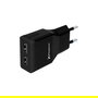Phoenix Cargador USB Universal de Pared 5V 2A con 2 Puertos, Incluye Cable Micro USB, para Smartphone, Tablet y Más
