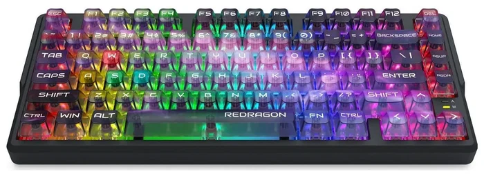 Redragon Bartlett Magnetic K767-WL-M Amethyst Teclado Mecánico Inalámbrico Layout Polaco QWERTY