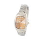 Chronotech Reloj CT7504L-06M Plateado con Esfera Naranja