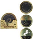 Cinereplicas Pack de 4 Posavasos El Señor de los Anillos con base de corcho