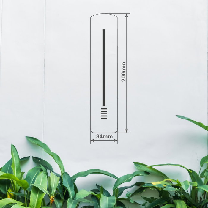 Navelis Termómetro analógico de madera Celsius