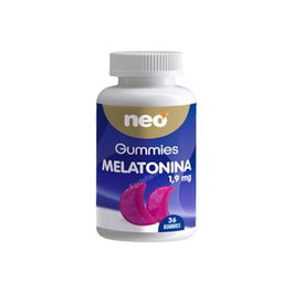 NEO Melatonina 1,9Mg 36 Gummies Sabor Mora Complemento Alimenticio