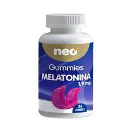 NEO Melatonina 1,9Mg 36 Gummies Sabor Mora Complemento Alimenticio