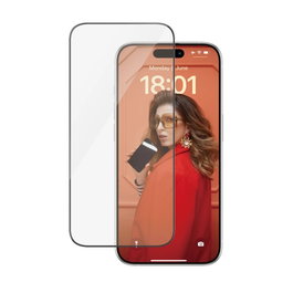 PanzerGlass Protector de Pantalla iPhone 15 Pro Ultra-Wide-Fit con EasyAligner