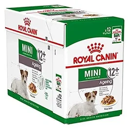 Royal Canin Senior Mini Pouch Caja 12x85 gr Alimento Húmedo para Perros Mayores