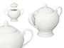 Vessia Azucarero de Porcelana Blanco con Asas, 15x12x10 cm (Set de 36)