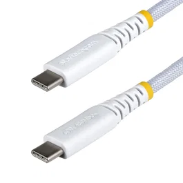 StarTech.com Cable de Carga USB-C Trenzado 3m 60W 3A Blanco
