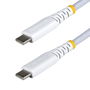 Cable USB Startech USB2CC3MNCBRWH Blanco 3 m