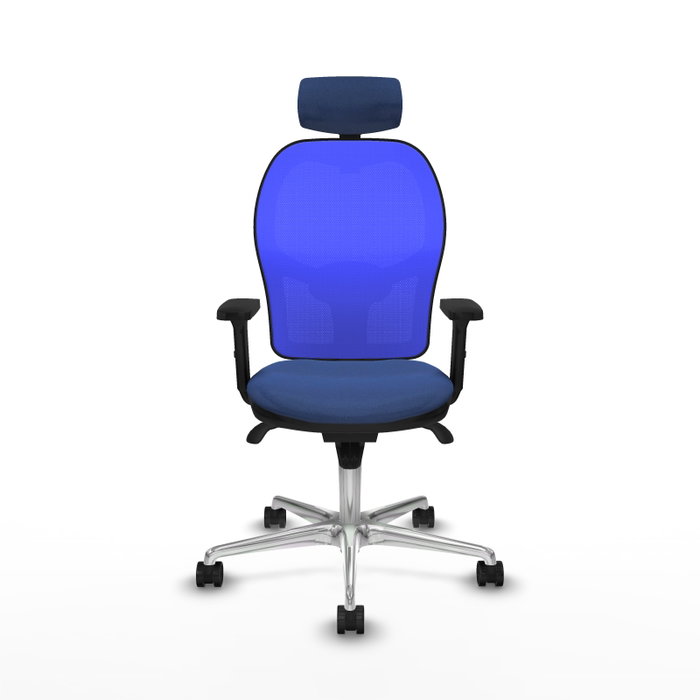 PIQUERAS Y CRESPO Silla de oficina Jorquera Azul Marino y Azul