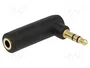DeLOCK 65364 Adaptador de audio 3,5 mm Macho a Hembra angulado