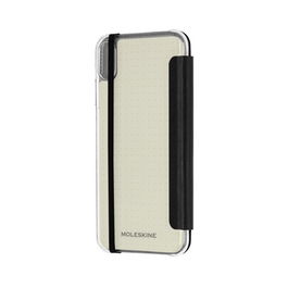 Moleskine ET9CBPXSMCLR Funda para móvil Folio Negro, Transparente para iPhone XS Max 6.5"