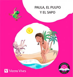 Vicens Vives, Paula el pulpo y el sapo H L M P S T vocales y letra palo Cuentaletras nivel 2 - Vicens Vives
