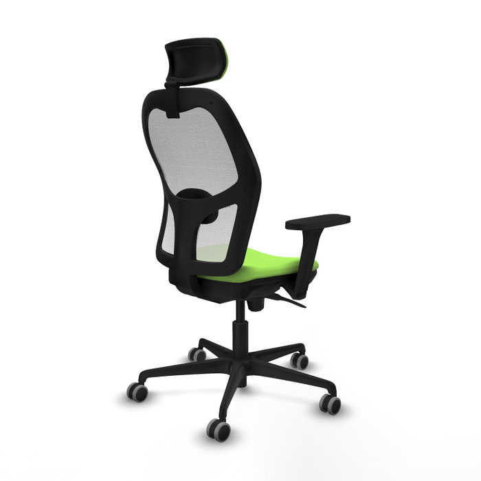 PIQUERAS Y CRESPO Silla de oficina Jorquera Pistacho y Blanco