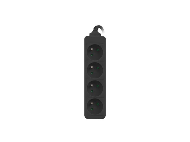 Lanberg Regleta de 4 tomas PL con cable de 1,5m, negra Lanberg Regleta de 4 tomas PL con cable de 1,5m, negra