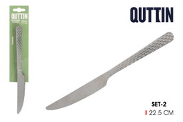 Quttin Set de 2 Cuchillos de Mesa MOMA 23.5cm Indie