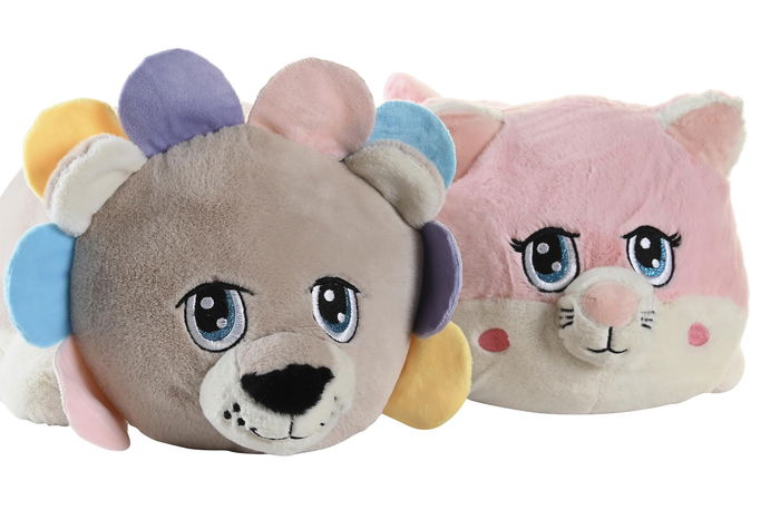 DKD Home Decor Peluche 40 x 12 x 20 cm Multicolor Poliester 6 Unidades