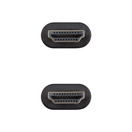Nano Cable 10.15.3901 Cable HDMI 2.0 Macho - Macho 4K@60Hz HDR 1m Negro CCS