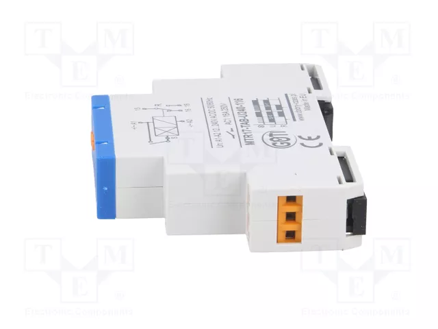 DOBRY CZAS MTR Relé de tiempo SPDT 1s÷100h 250VAC/16A