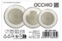 La Mediterranea Vajilla Occhio Monaco 12 piezas Colección SOLE
