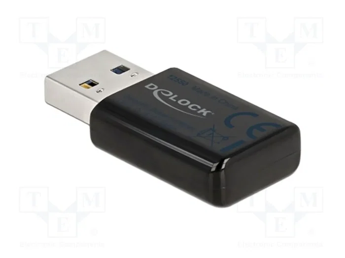DeLOCK USB Dualband WLAN ac/a/b/g/n Micro Stick 867 + 300 Mbps