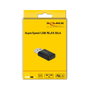 DeLOCK USB Dualband WLAN Micro Stick 867 + 300 Mbps Negro