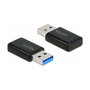 DeLOCK USB Dualband WLAN Micro Stick 867 + 300 Mbps Negro