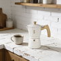 Quttin Cafetera 12 Serv. Inducción Aluminio ECOOK