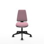PIQUERAS Y CRESPO Silla de oficina Elche Rosa sin brazos