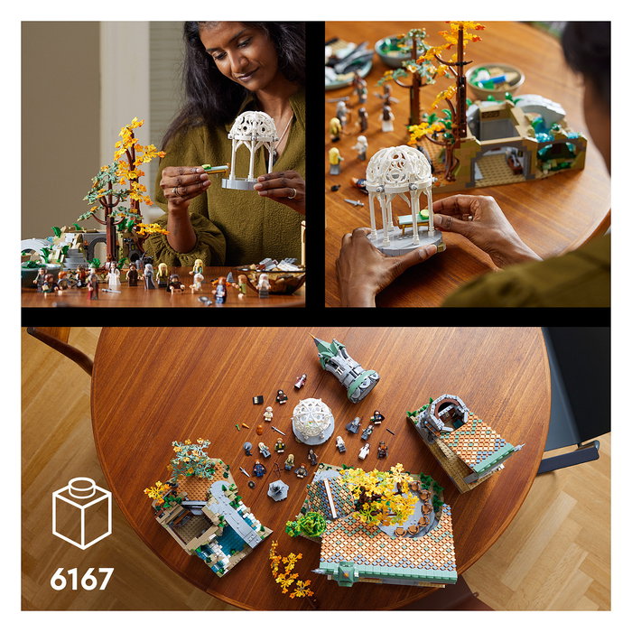 LEGO Icons El Señor de los Anillos: Rivendel 10316 - Juego de Construcción de 6167 Piezas para Adultos