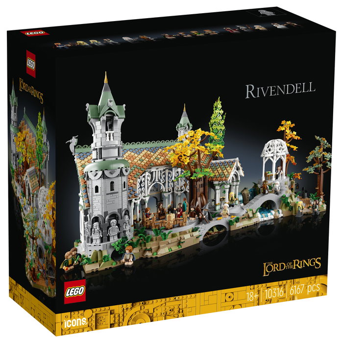 LEGO Icons El Señor de los Anillos Rivendel 10316 Juego de Construcción 6167 Piezas 18+ Años LEGO Icons El Señor de los Anillos Rivendel 10316 Juego de Construcción 6167 Piezas 18+ Años
