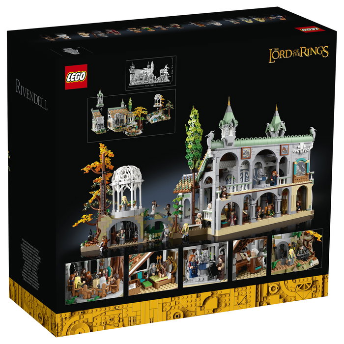 LEGO 10316 Icons El Señor de los Anillos Rivendel Juego de Construcción, 6167 Piezas